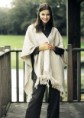 Womens Pure Cotton & Linen Shawl One Size Fits All
