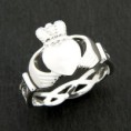 Ladies Silver Claddagh Ring