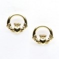 Small Claddagh Earrings