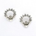 Claddagh Stud Earrings