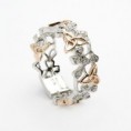 Trinity Knot & Shamrock Ring