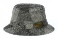 Original Walking Hat - Donegal Grey Tweed Patch